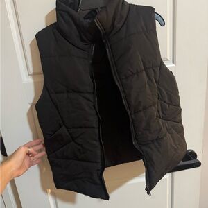 SHEIN Black Satin Vest